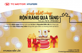 SINH NHẬT VÀNG – RỘN RÀNG QUÀ TẶNG