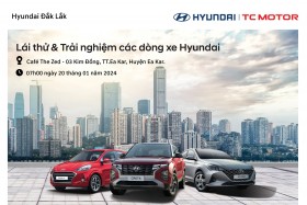 SỰ KIỆN TRƯNG BÀY VENUE VÀ LÁI THỬ CÁC DÒNG XE HYUNDAI TẠI EA KAR ngày 20/01/2024