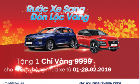 RƯỚC XE SANG ĐÓN LỘC VÀNG