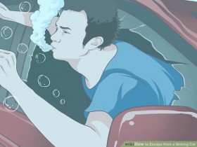 Kỹ năng sinh tồn khi xe ô tô bị chìm trong nước